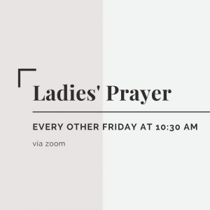 Ladies Prayer Time